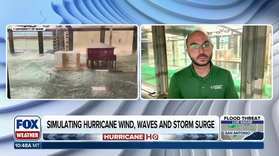 Lab grown hurricanes simulate wind, wave and storm surge