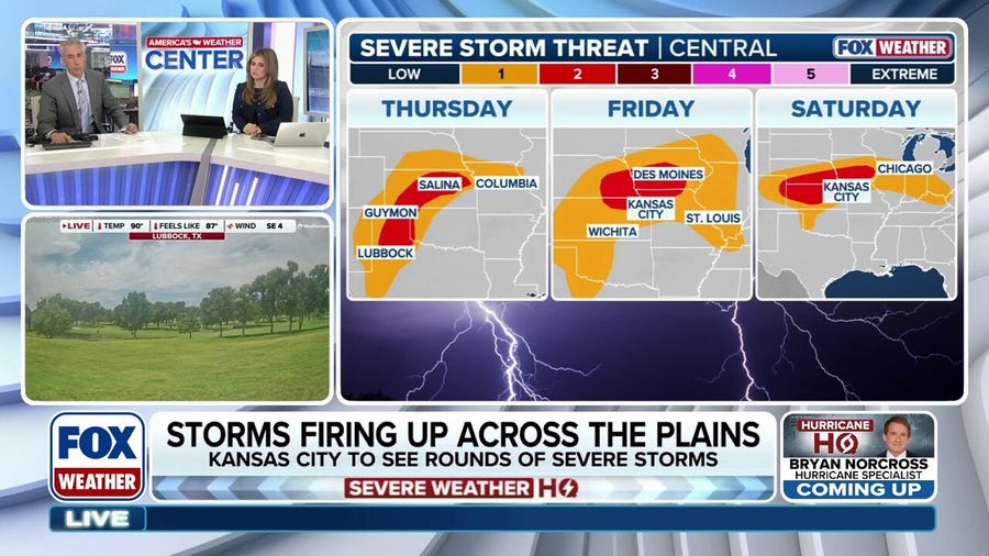Days of severe weather expected to impact millions, causing damaging hail, gusty winds and tornadoes 