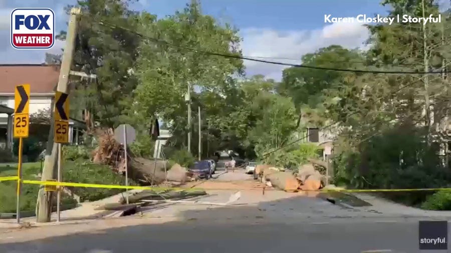 See it: Series of destructive microbursts leaves widespread damage in Philadelphia