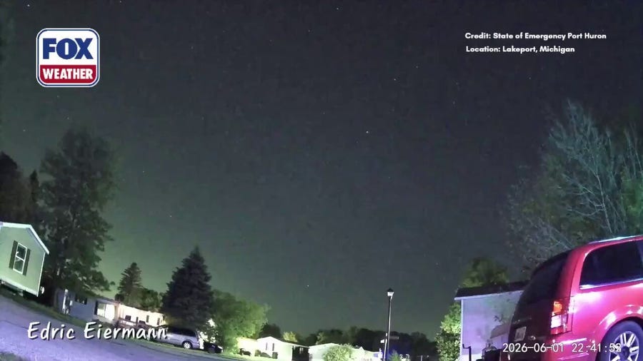 METEOR MONTAGE: Spectacular meteor dazzles across the Midwest