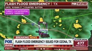 Flash Flood Emergencies issued in two Texas counties as ongoing flood threat continues 