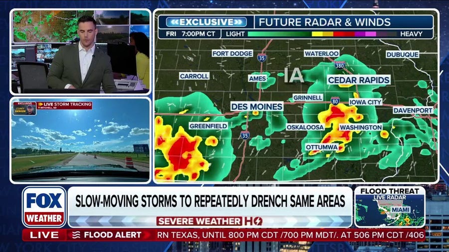 Flash flooding, large hail and damaging winds target more than 30 million people in the Plains 