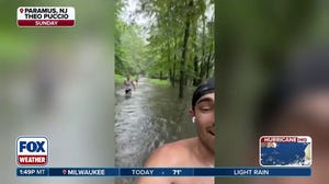 Flash flooding causes obstacle during half marathon in New Jersey