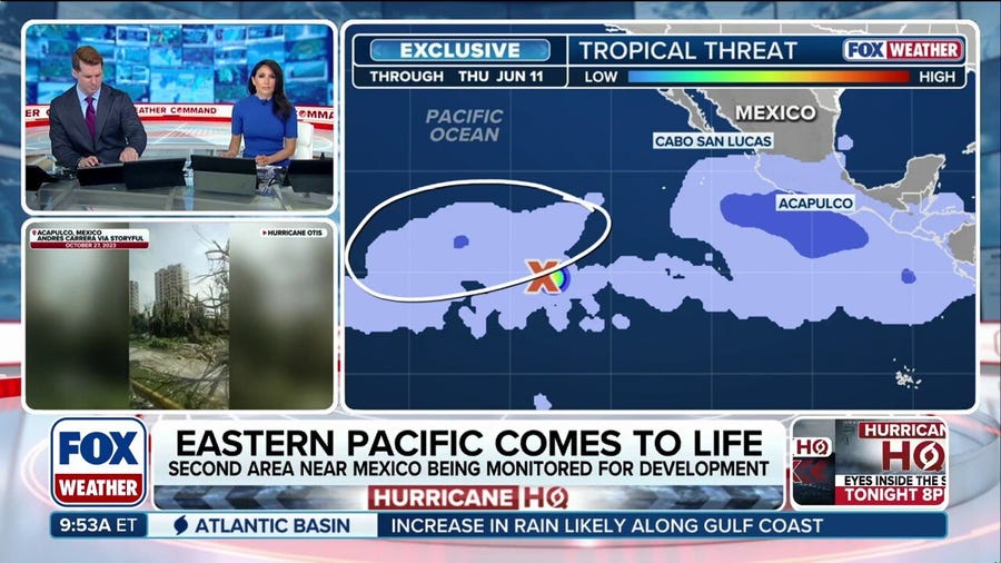 First tropical depression of the season likely to form soon in Eastern Pacific