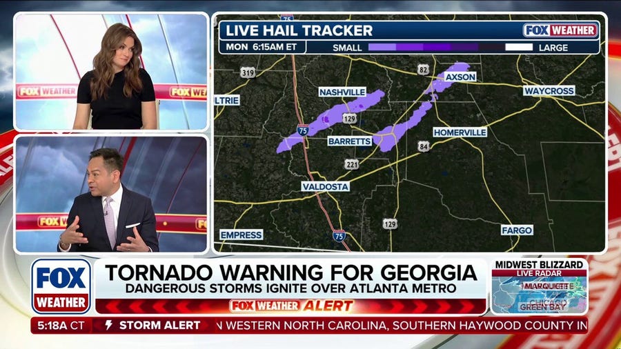 Rare Level 4 out 5 risk of severe weather for Southeast, Mid-Atlantic