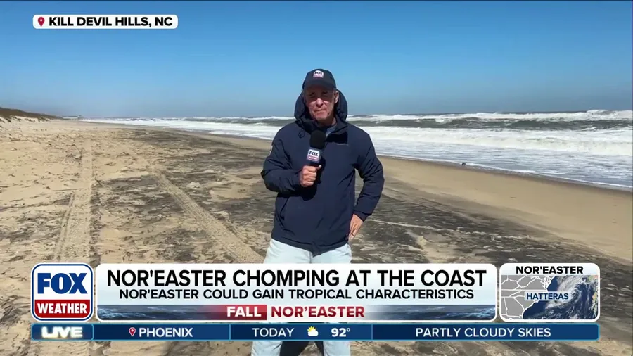 Nor'easter continues to lash the East Coast