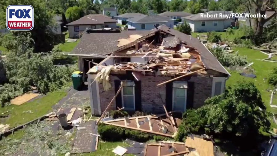 Extensive damage reported in Merrillville, Indiana after tornado