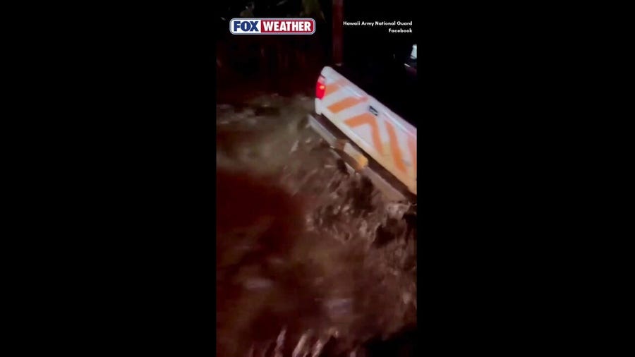 Watch: Hawaii National Guard Rescues 2 Paramedics From Hurricane Lala Floodwaters
