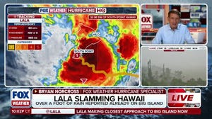 Strengthening Hurricane Lala brushes Big Island with eyewall during closest approach