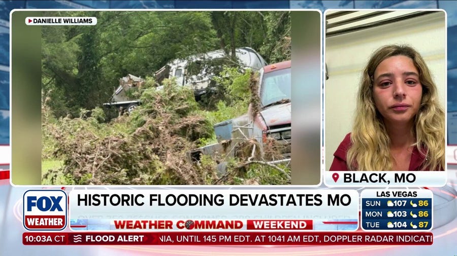 Missouri resident recounts devastating moment her home was taken by rising floodwaters
