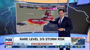 Rare severe weather targets New England with tornado risk, hurricane-force winds