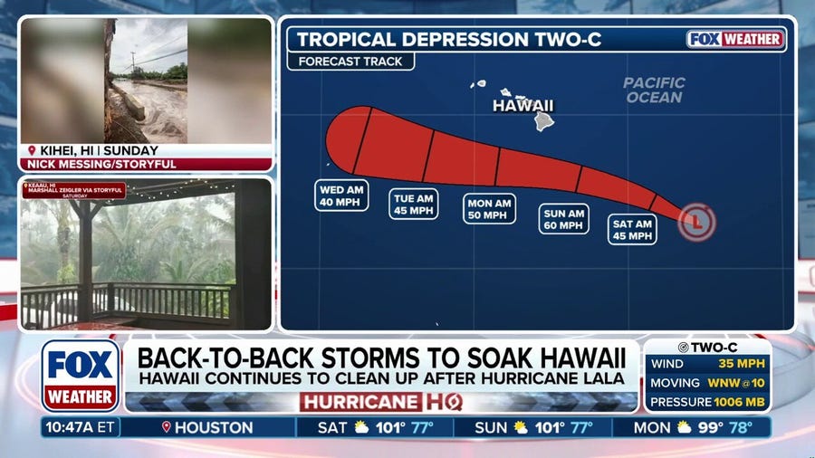 Hawaii faces second rare tropical threat as Future Tropical Storm Moke approaches