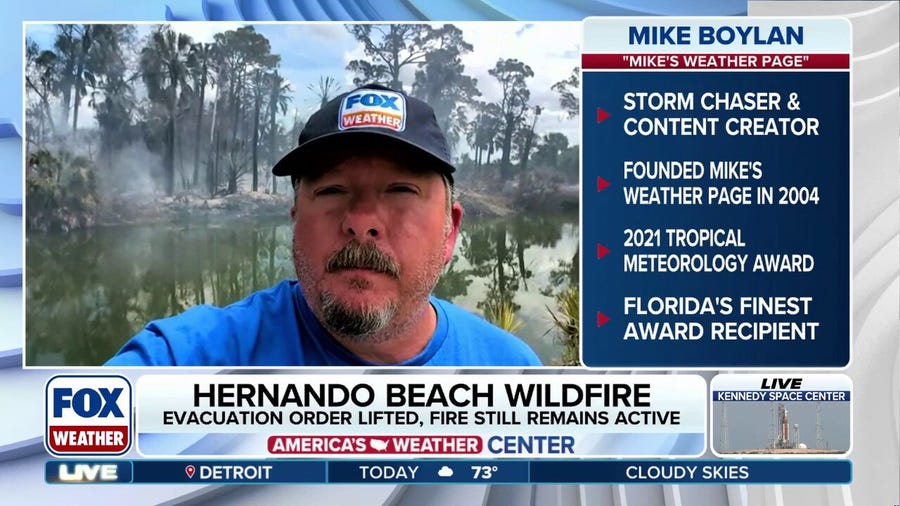 Hernando Beach Wildfire updates in Florida