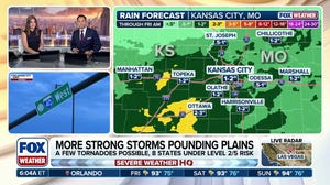 Central US braces for flash flood threat spanning 700 miles amid tropical downpours