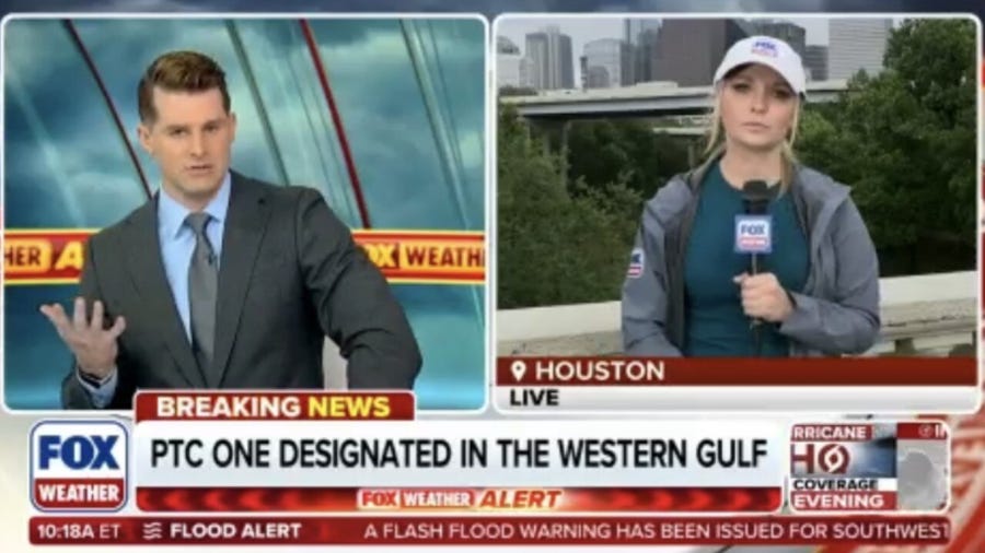 Potential Tropical Cyclone One designated in the Western Gulf