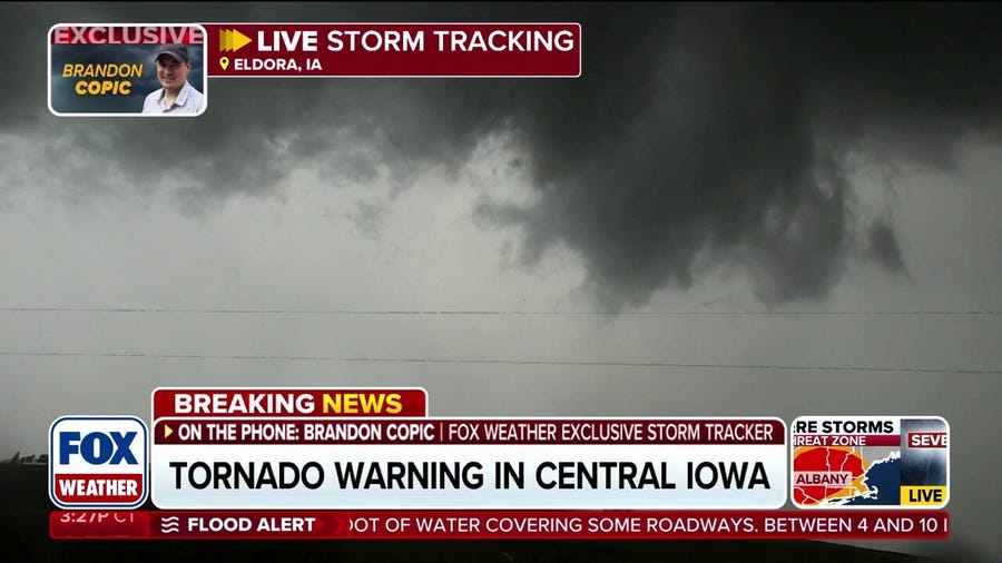 Live Storm Tracking: FOX Weather Storm Tracker Brandon Copic tracking severe weather in Iowa