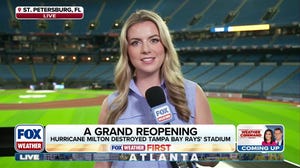 Tampa Bay Rays to return to repaired Tropicana Field for first pitch after Hurricane Milton roof damage