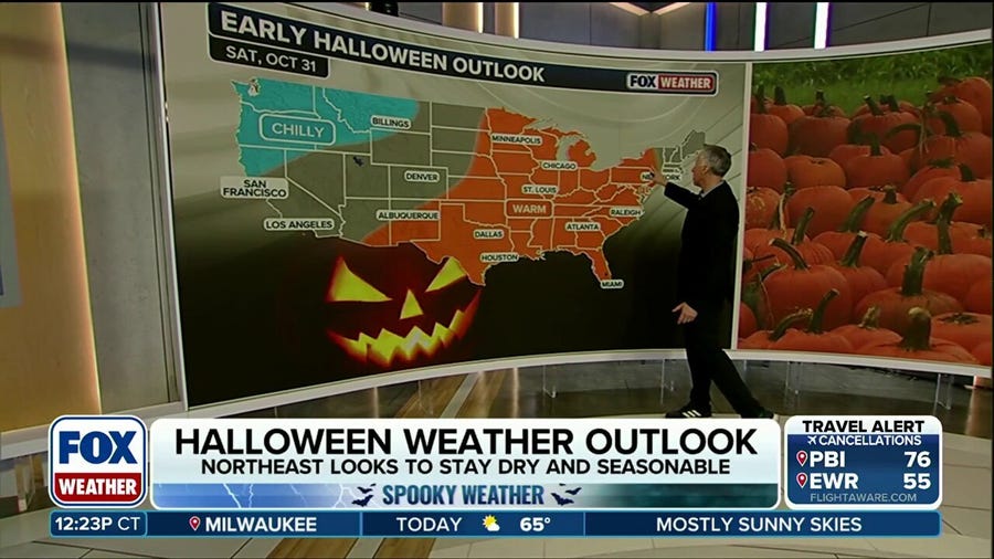 Early forecast give sneak peek at Halloween weather