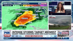 More rounds of severe storms, increased flood threats target Midwest this week