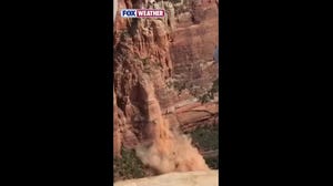 See It: Large rockfall occurs in Zion National Park near Big Bend 