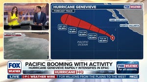 Genevieve rapidly intensifies into first Category 5 hurricane in the Eastern Pacific since 2024