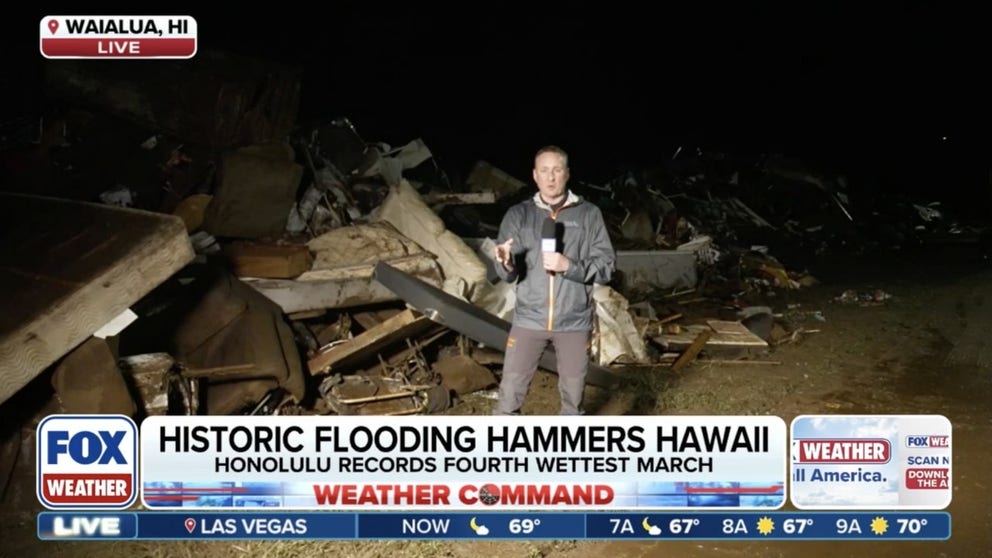 After heavy rain and dangerous flooding hit Hawaii, residents are starting to begin the process of recovery. FOX Weather Correspondent Robert Ray is on the ground with the latest from Oahu. Stay with FOX Weather for the latest throughout the day. 
