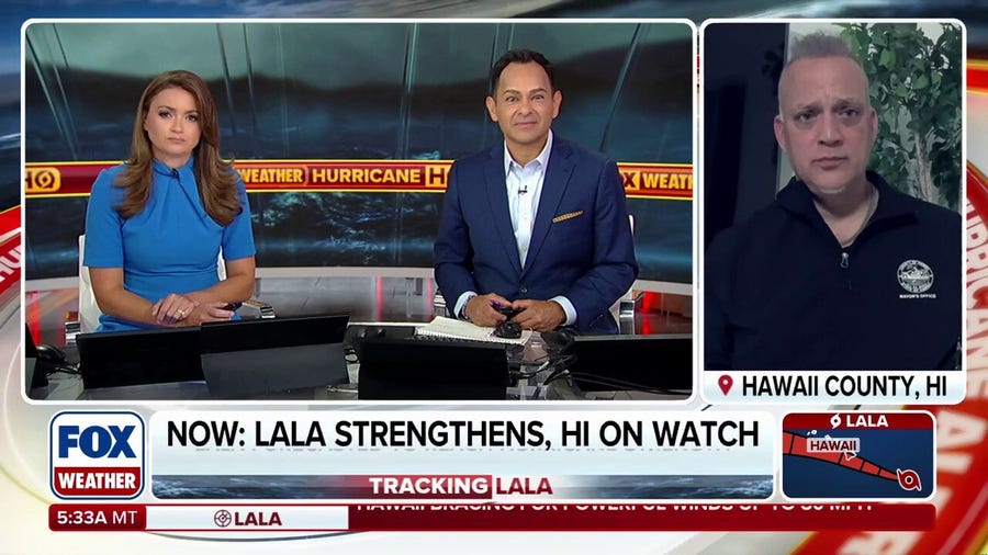 Hawaii preparing for impacts as Tropical Storm Lala strengthens