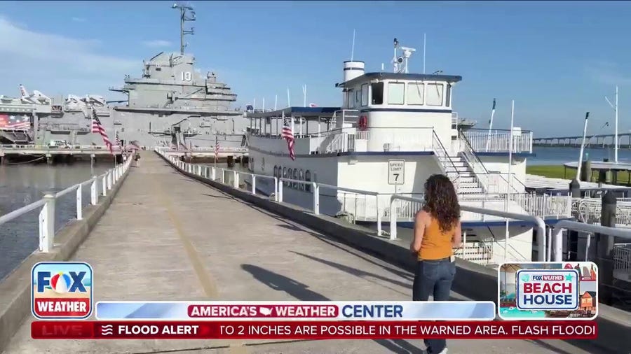 Introducing the "Weather Guessers" aboard the U.S.S. Yorktown in South Carolina