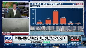 How high will temperature climb in the Windy City tomorrow? 