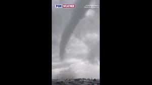 Watch: Tornado lifts debris in Atlantic Beach, New York
