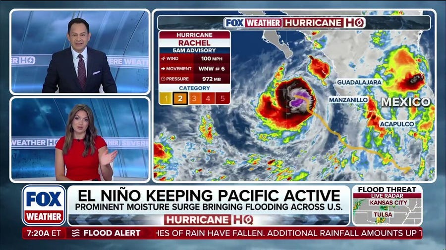 Rachel expected to become next major hurricane in the Pacific