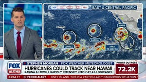 Marie to boost Southwest moisture as major hurricanes Lowell, Karina intensify in Pacific alongside new area to watch