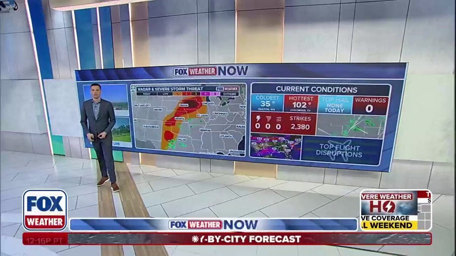 Severe storms set to fire up across the Plains, Midwest 