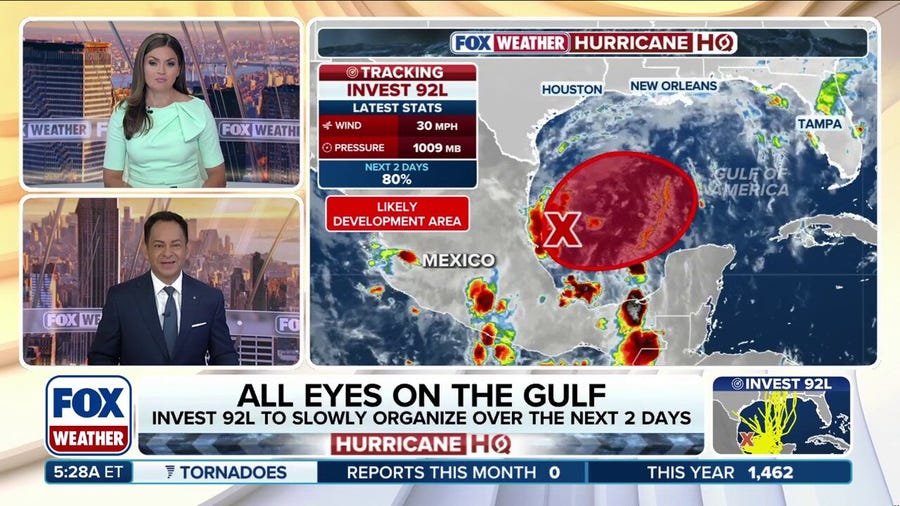 Tropical Depression likely to form in the Gulf this week but storm's exact future remains uncertain