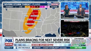Plains brace for renewed threats of damaging winds, large hail, and tornadoes as severe weather returns late week