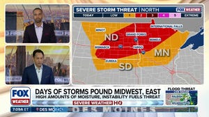Days of severe storms firing up across the Midwest, East into next week