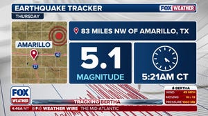 Magnitude 5.1 earthquake shakes Texas, Oklahoma panhandles 