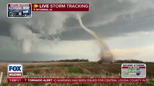 'TORNADO ON THE GROUND': FOX Weather Storm Tracking Team intercepts tornado in Iowa