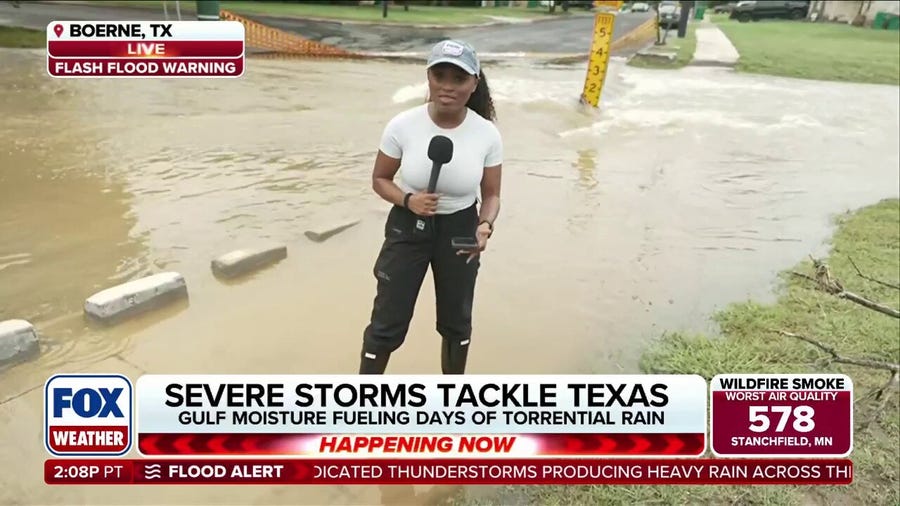 Severe storms cause potentially life-threatening flooding in Texas
