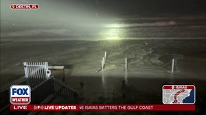 Hurricane Isaias unleashes wind gusts, coastal flooding and life-threatening storm surge in Florida.