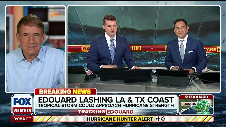 Exclusive Analysis Bryan Norcross: Tropical Storm Edouard lashing Louisiana, Texas coasts