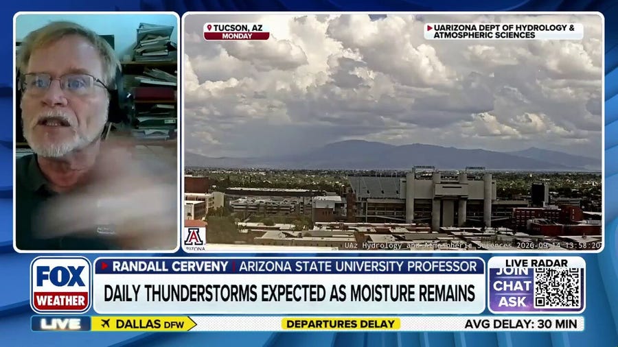 Southwest flood risk grows as heat dome locks in monsoon