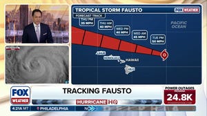 Tropical Storm Fausto to track north of Hawaii