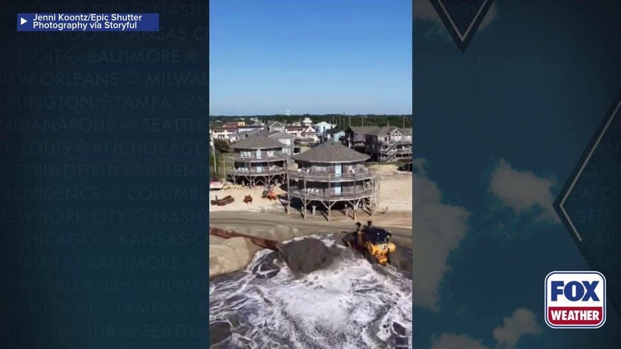 See it: Massive Buxton Beach Nourishment Project underway to fight coastal erosion