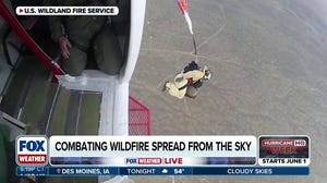 Combatting the spread of wildfires from the sky