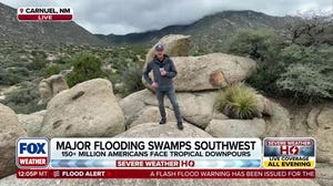 Dangerous flooding hits New Mexico as major rain threat spreads across US