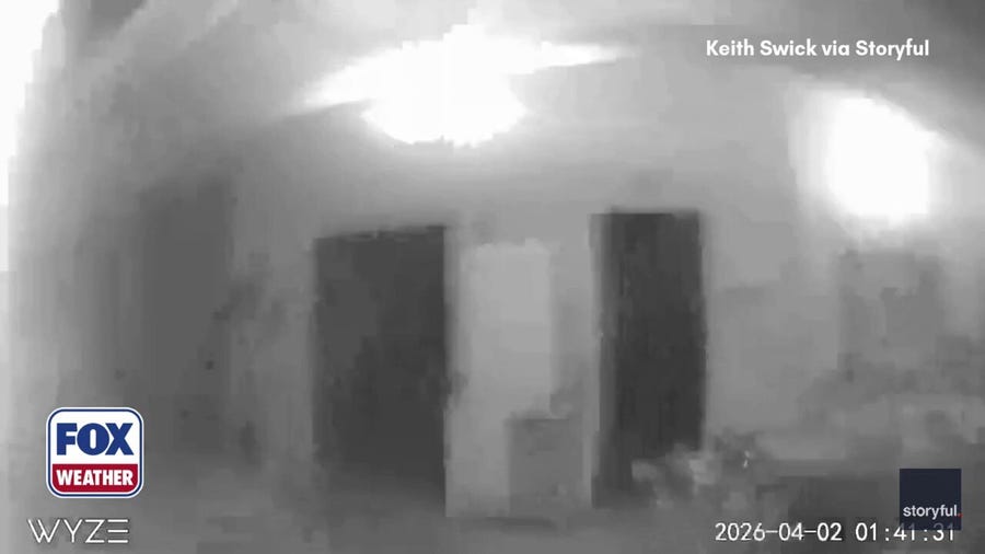 Magnitude 4.6 earthquake caught on camera