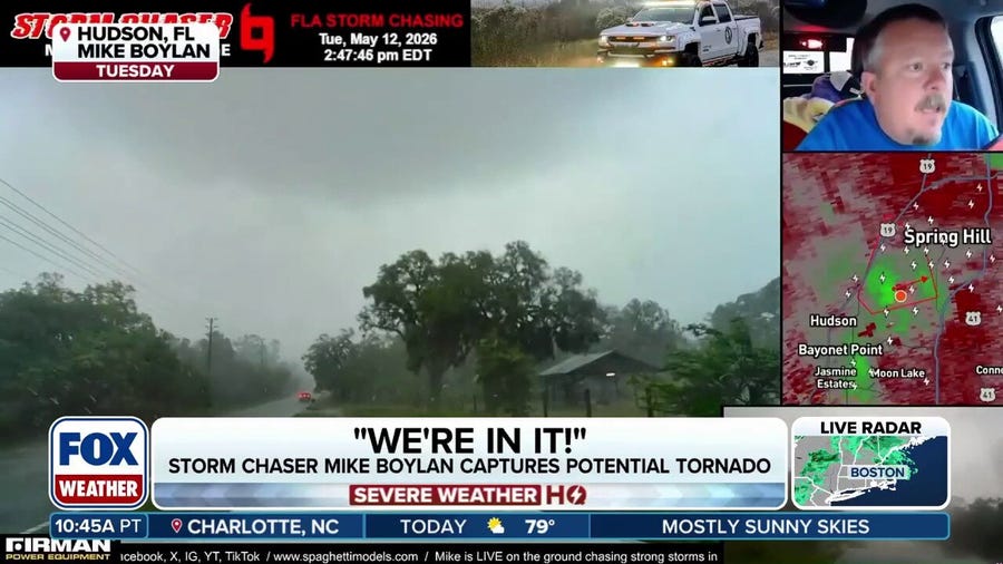 Mike Boylan captures a potential tornado in Florida
