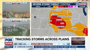 Multiple rounds of severe storms to race through the Plains this week