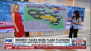 Heightened flash flood risks expands across Midwest amid days of heavy rain, severe weather